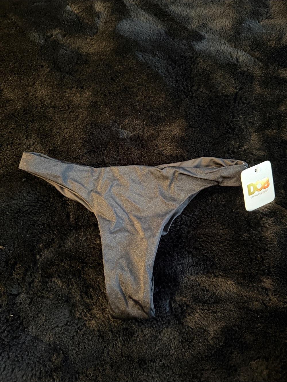 DOB Eternal Summer bikini bottom black size S nwt